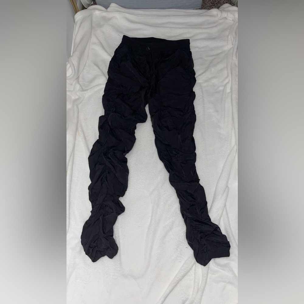 Silk bungee, black, baggy sweats